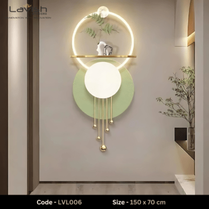 METAL ART WITH LED LIGHT