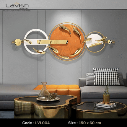 METAL ART WITH LED LIGHT